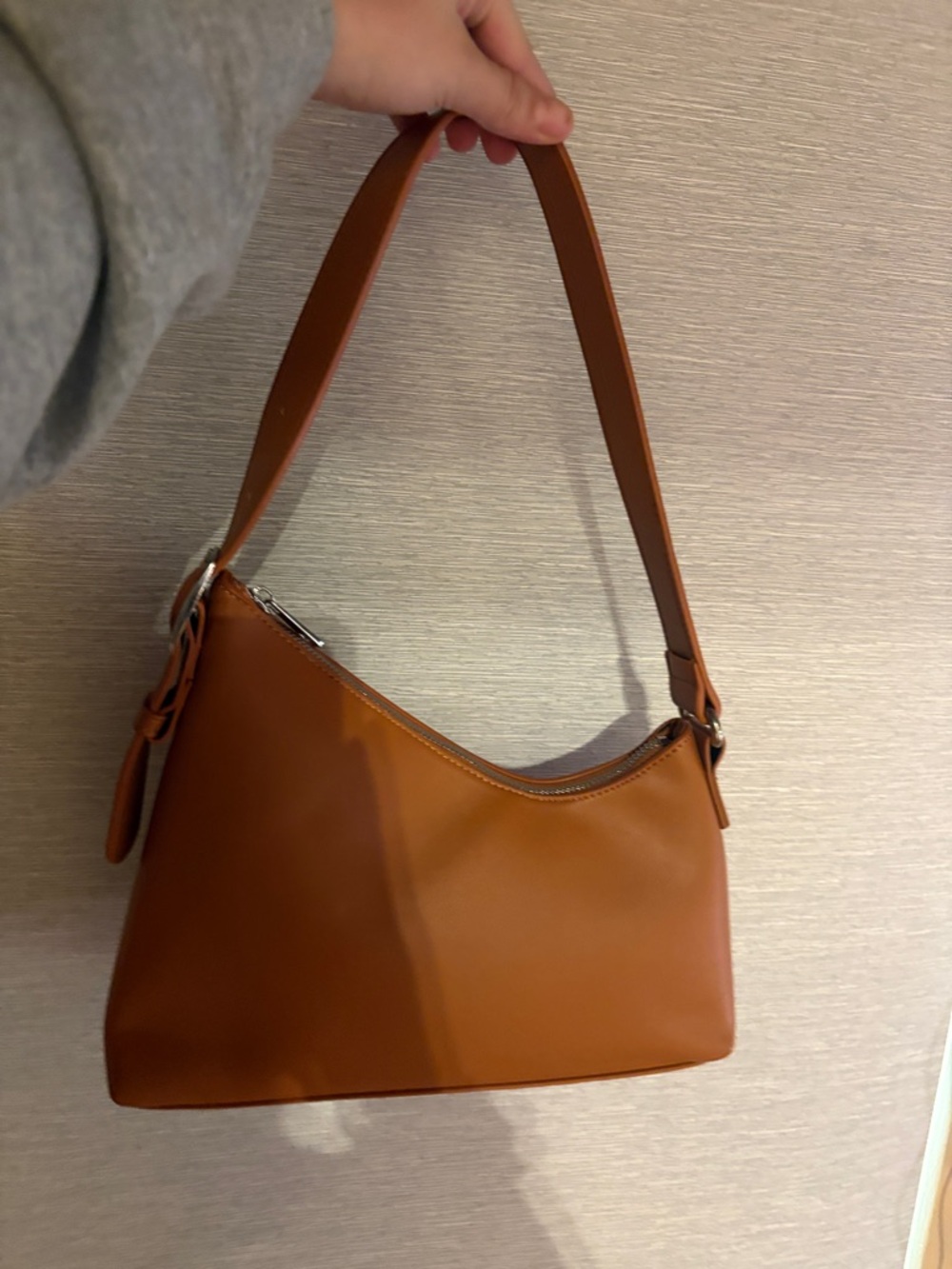 Street Level Cognac Shoulder Bag